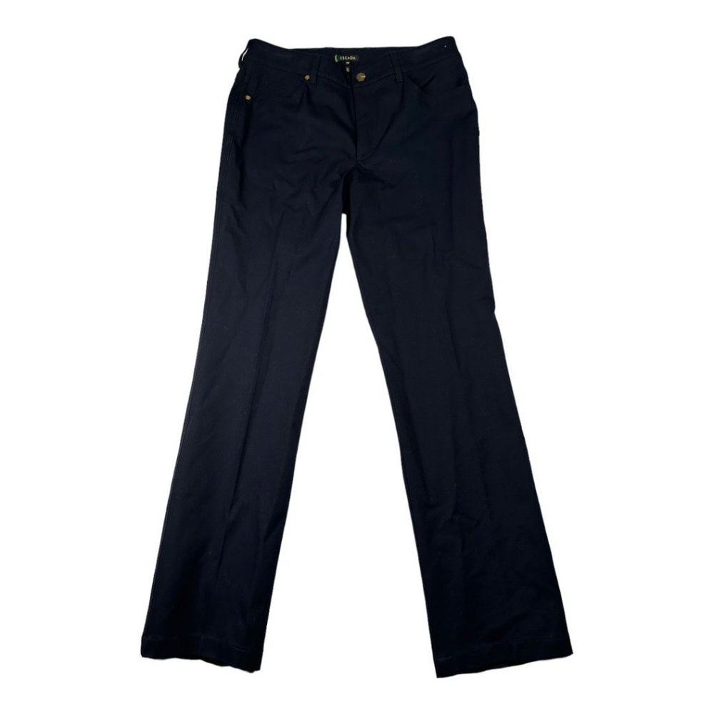 Escada Trouser Pants sz‎ 10 Black See Description